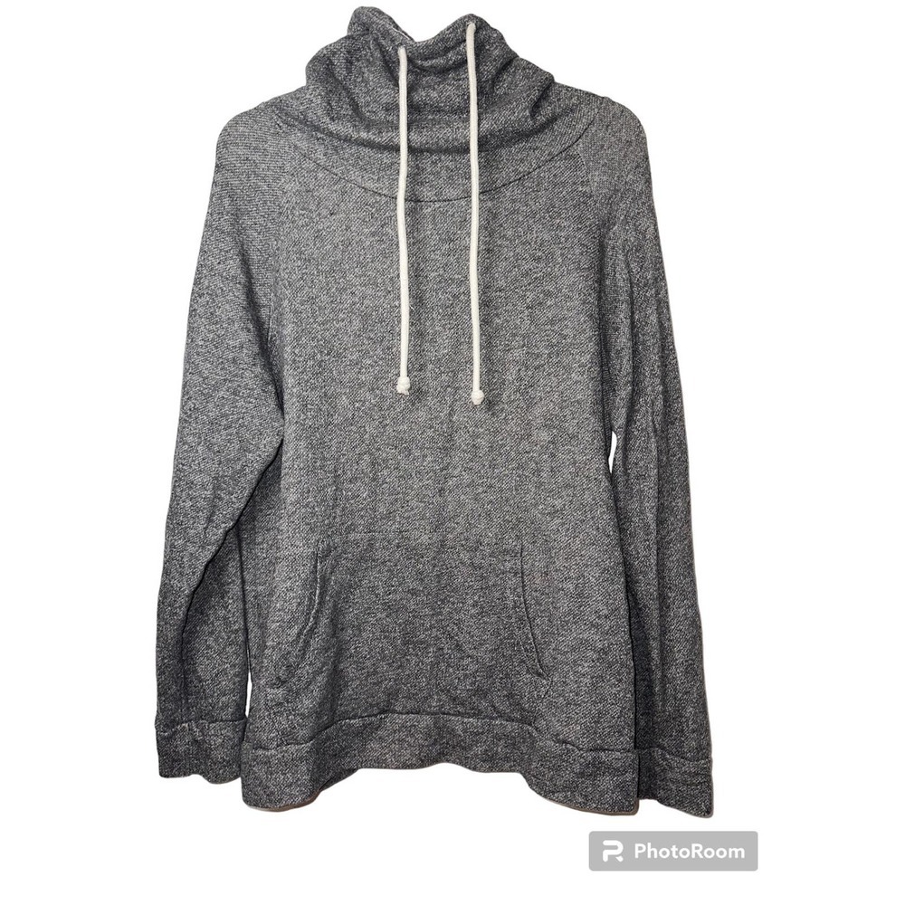 Derek Heart Women’s size 2x Mock Neck Pullover Kangaroo Pocket Sweater